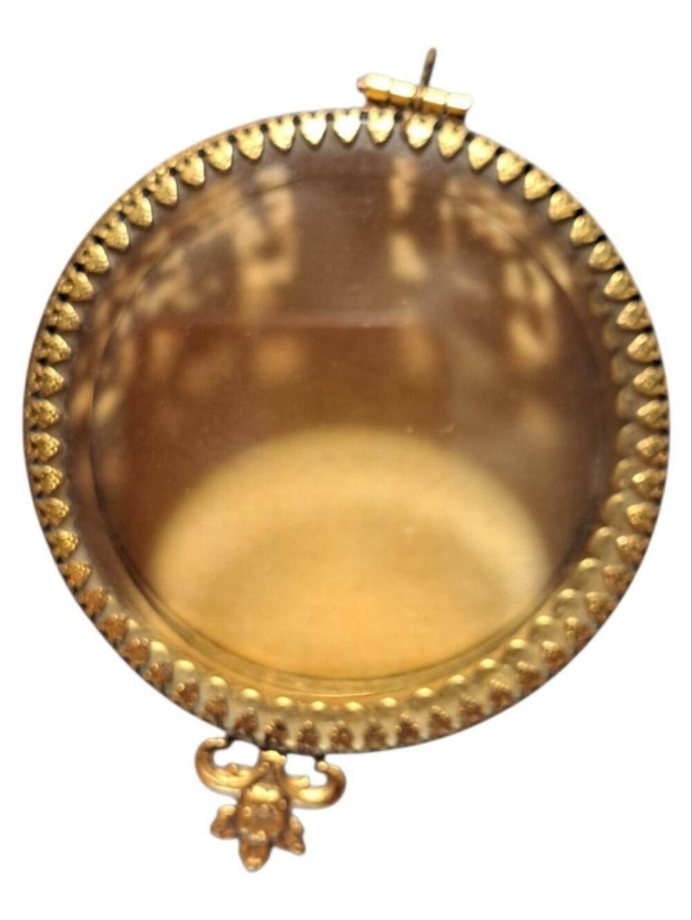 Gold Tone Display Trinket Box